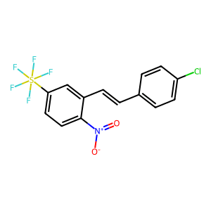 1-Nitro-2-[2-(4-chlorophenyl)vinyl]-4-(pentafluorosulfanyl)benzene