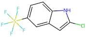 2-Chloro-5-pentafluorosulfanyl-1H-indole