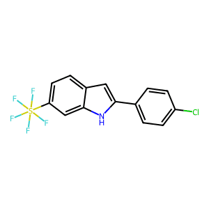 2-(4-Chlorophenyl)-6-pentafluorosulfanyl-1H-indole