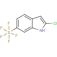 2-Chloro-6-pentafluorosulfanyl-1H-indole
