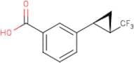 (+/-)-3-(trans-2-(Trifluoromethyl)cyclopropyl)benzoic acid