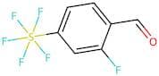 2-Fluoro-4-(pentafluorosulfur)benzaldehyde