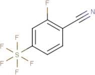 2-Fluoro-4-(pentafluorosulfur)benzonitrile