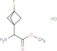 Methyl 2-amino-2-(3-fluorobicyclo[1.1.1]pentan-1-yl)acetate hydrochloride