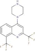 2,8-Bis(trifluoromethyl)-4-(piperazin-1-yl)quinoline