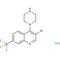 3-Bromo-4-(piperazin-1-yl)-7-trifluoromethylquinoline hydrochloride