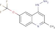 (2-Methyl-6-trifluoromethoxyquinolin-4-yl)hydrazine