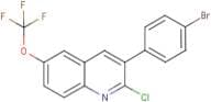 3-(4-Bromophenyl)-2-chloro-6-trifluoromethoxyquinoline