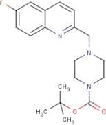 tert-Butyl 4-[(6-fluoroquinolin-2-yl)methyl]piperazine-1-carboxylate
