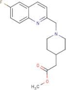 Methyl 2-{1-[(6-fluoroquinolin-2-yl)methyl]piperidin-4-yl}acetate