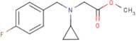 [Cyclopropyl-(4-fluoro-benzyl)-amino]-acetic acid methyl ester