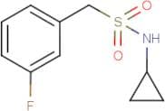 N-Cyclopropyl-1-(3-fluorophenyl)methanesulfonamide