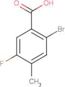 2-Bromo-5-fluoro-4-methylbenzoic acid