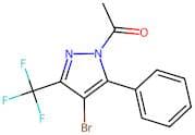 1-Acetyl-4-bromo-5-phenyl-3-(trifluoromethyl)pyrazole
