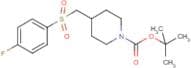 4-(4-Fluoro-benzenesulfonylmethyl)-piperidine-1-carboxylic acid tert-butyl ester