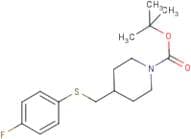 4-(4-Fluoro-phenylsulfanylmethyl)-piperidine-1-carboxylic acid tert-butyl ester