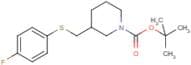 3-(4-Fluoro-phenylsulfanylmethyl)-piperidine-1-carboxylic acid tert-butyl ester