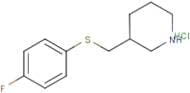 3-(4-Fluoro-phenylsulfanylmethyl)-piperidine hydrochloride