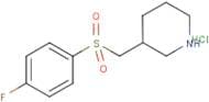 3-(4-Fluoro-benzenesulfonylmethyl)-piperidine hydrochloride