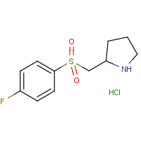 2-(4-Fluoro-benzenesulfonylmethyl)-pyrrolidine hydrochloride