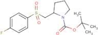 2-(4-Fluoro-benzenesulfonylmethyl)-pyrrolidine-1-carboxylic acid tert-butyl ester