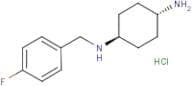 (1R,4R)-N1-(4-Fluoro-benzyl)-cyclohexane-1,4-diamine  hydrochloride