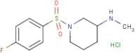 [1-(4-Fluoro-benzenesulfonyl)-piperidin-3-yl]-methyl-amine hydrochloride