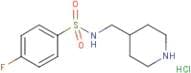 4-Fluoro-N-piperidin-4-ylmethyl-benzenesulfonamide hydrochloride