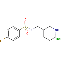 4-Fluoro-N-piperidin-3-ylmethyl-benzenesulfonamide hydrochloride