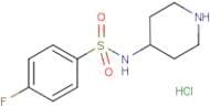 4-Fluoro-N-piperidin-4-yl-benzenesulfonamide hydrochloride