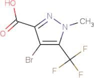 4-Bromo-1-methyl-5-(trifluoromethyl)-1H-pyrazole-3-carboxylic acid