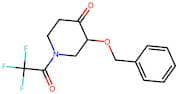 3-(Benzyloxy)-1-(2,2,2-trifluoroacetyl)piperidin-4-one