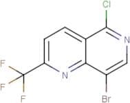 8-Bromo-5-chloro-2-(trifluoromethyl)-1,6-naphthyridine