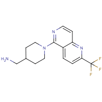 1-{1-[2-(Trifluoromethyl)-1,6-naphthyridin-5-yl]piperidin-4-yl}methanamine