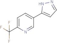5-(1H-Pyrazol-5-yl)-2-(trifluoromethyl)pyridine
