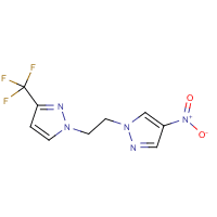 1-[2-(4-Nitro-1H-pyrazol-1-yl)ethyl]-3-(trifluoromethyl)-1H-pyrazole