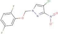 4-Chloro-1-[(2,5-difluorophenoxy)methyl]-3-nitro-1H-pyrazole