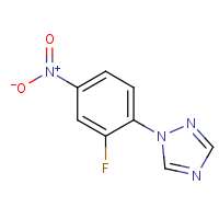 1-(2-Fluoro-4-nitrophenyl)-1H-1,2,4-triazole