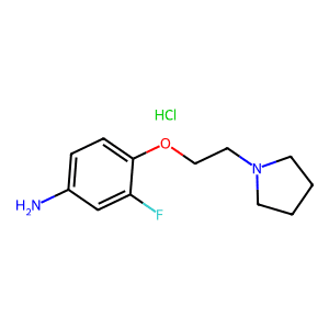 3-Fluoro-4-[2-(pyrrolidin-1-yl)ethoxy]aniline hydrochloride