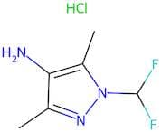 1-(Difluoromethyl)-3,5-dimethyl-1H-pyrazol-4-amine hydrochloride