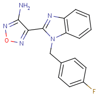 4-[1-(4-Fluorobenzyl)-1H-benzimidazol-2-yl]-1,2,5-oxadiazol-3-amine