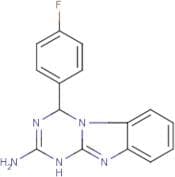 4-(4-Fluorophenyl)-1,4-dihydro[1,3,5]triazino[1,2-a]benzimidazol-2-amine