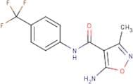 5-Amino-3-methyl-N-[4-(trifluoromethyl)phenyl]-1,2-oxazole-4-carboxamide