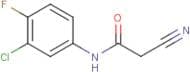 N-(3-Chloro-4-fluorophenyl)-2-cyanoacetamide