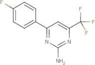 4-(4-Fluorophenyl)-6-(trifluoromethyl)pyrimidin-2-amine