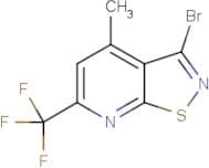3-Bromo-4-methyl-6-(trifluoromethyl)[1,2]thiazolo[5,4-b]pyridine