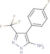 4-(4-Fluorophenyl)-3-(trifluoromethyl)-1H-pyrazol-5-amine
