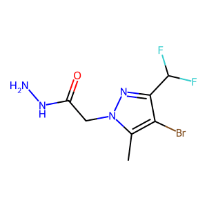 2-[4-Bromo-3-(difluoromethyl)-5-methyl-1H-pyrazol-1-yl]acetohydrazide