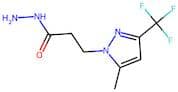 3-[5-Methyl-3-(trifluoromethyl)-1H-pyrazol-1-yl]propanehydrazide