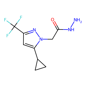 2-[5-Cyclopropyl-3-(trifluoromethyl)-1H-pyrazol-1-yl]acetohydrazide